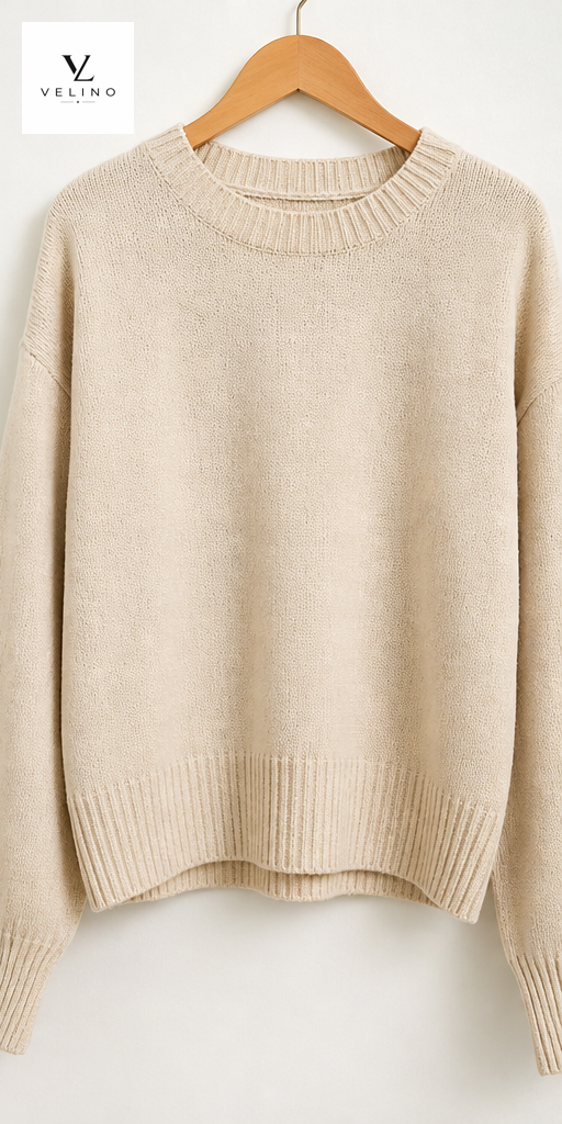 Beige Velino trui
